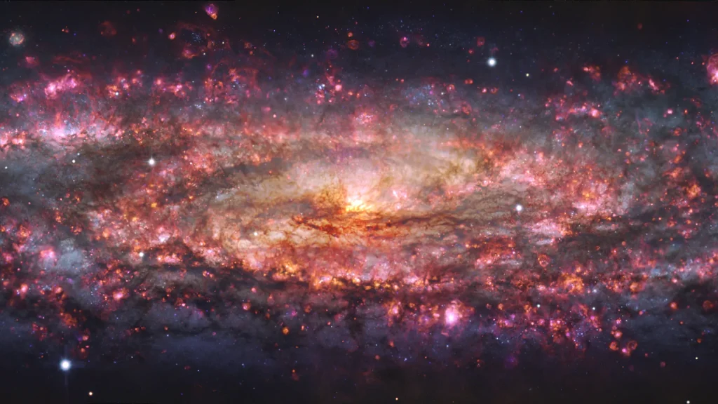 A thousand colors, one galaxy: Astronomers reveal a cosmic masterpiece