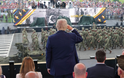 Here are the top photos from Trump’s 250th Army celebration