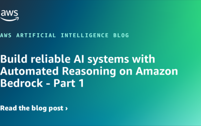 Build reliable AI systems with Automated Reasoning on Amazon Bedrock – Part 1